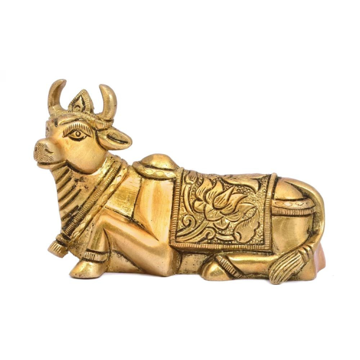 The Advitya | Brass Nandi- Shiva Bull Statue