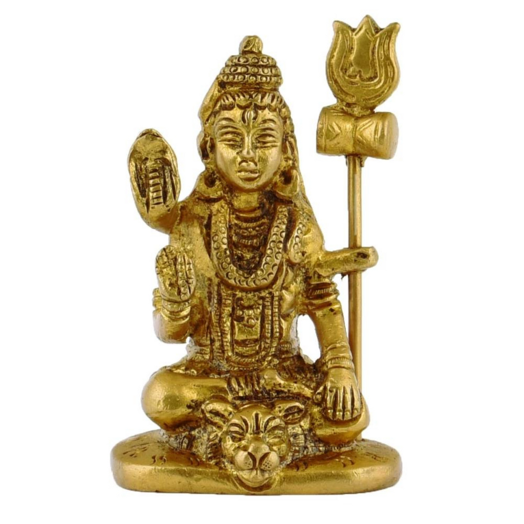Shambhu,Rudra,Pashupati,Omkareshwar,Nilkant,Brass Shiva Idol