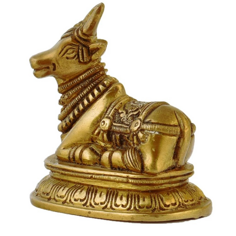 nandi,nandideva,nandibull,Brass Shiva Nandi Statue