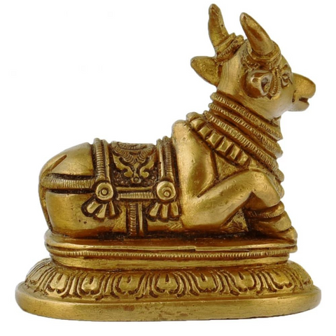 nandi,nandideva,nandibull,Brass Shiva Nandi Statue