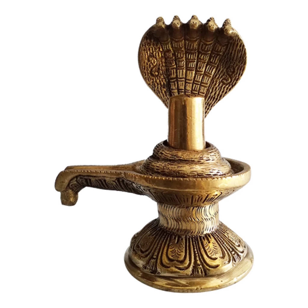 Shambhu,Rudra,Pashupati,Omkareshwar,Nilkant,Brass Shivling Small