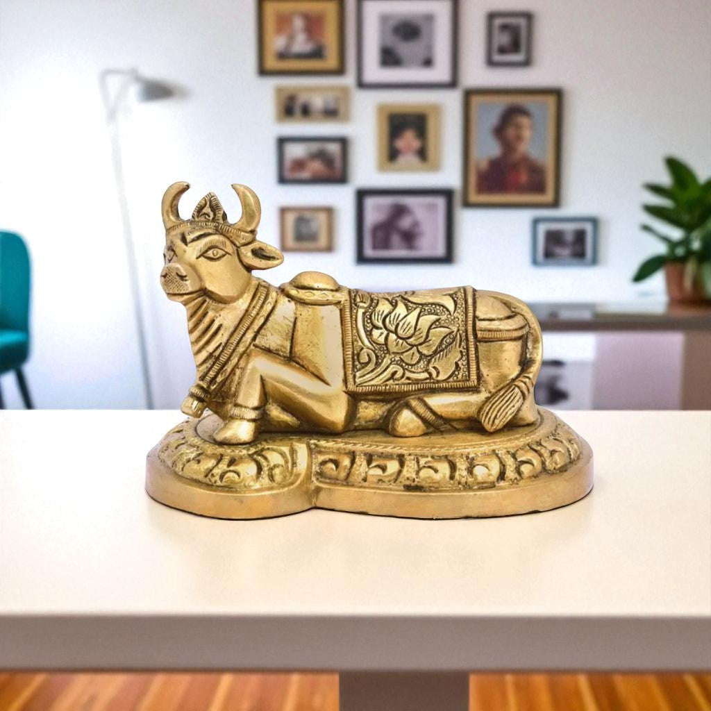 Nandi- Bull Sitting On Base