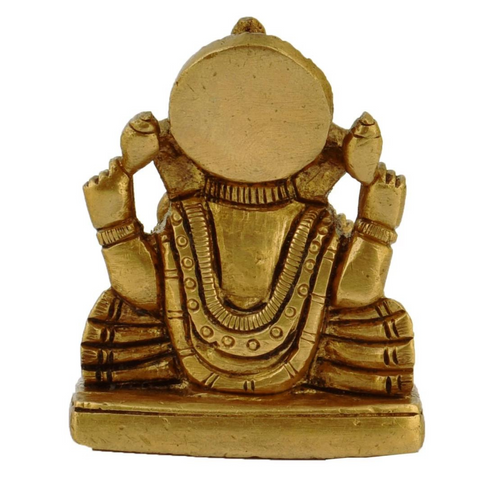 VIghnaharta,Vinayaka,Vinayak,Vigneshwara,Vighneshvara,Vakratunda,Taruna,Ganapati,Gajanand,Brass Ganesh Statue Small