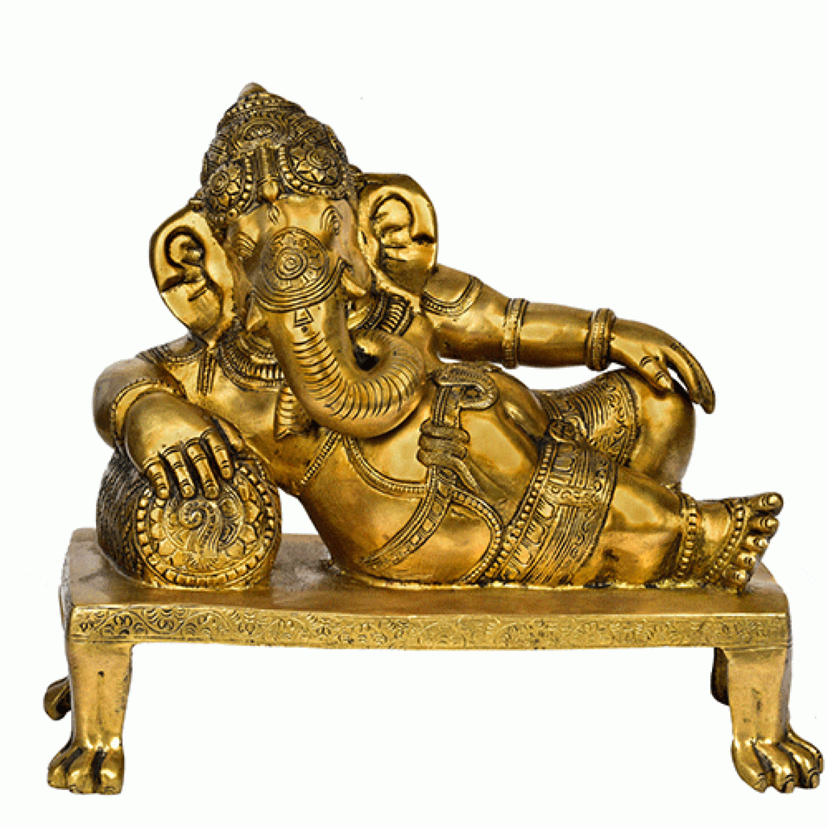 Vinayaka,Vinayak,Vigneshwara,Vighneshvara,Vakratunda,Taruna,Ganapati,Gajanand,Ganesha Lying Mundra 