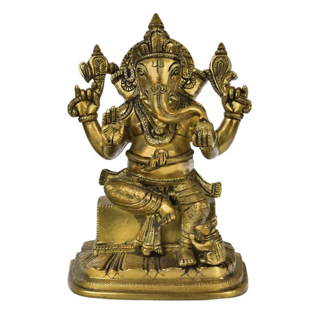Vinayaka,Vinayak,Vigneshwara,Vighneshvara,Vakratunda,Taruna,Ganapati,Gajanand,Ganesha Sitting On Base