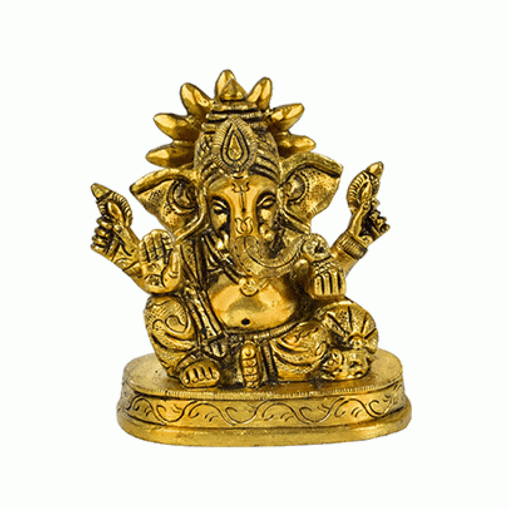 Vinayaka,Vinayak,Vigneshwara,Vighneshvara,Vakratunda,Taruna,Ganapati,Gajanand,Ganesha With Sun (Small)