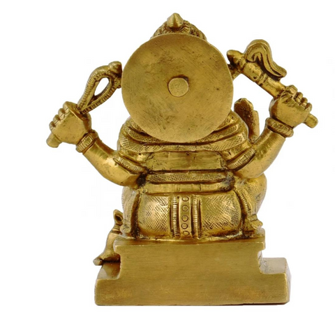 Vinayaka,Vinayak,Vigneshwara,Vighneshvara,Vakratunda,Taruna,Ganapati,Gajanand,Lord Ganesha Brass Statue