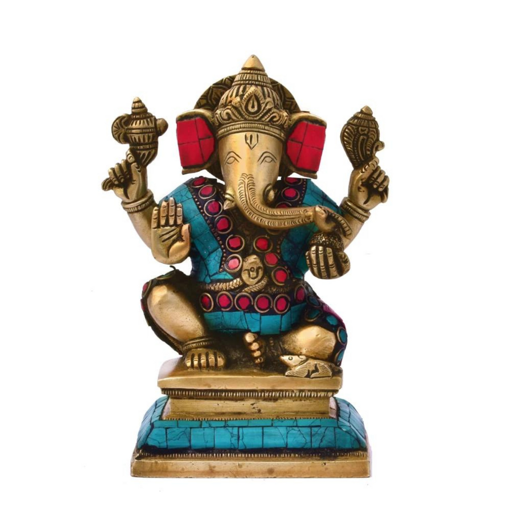 Vinayaka,Vinayak,Vigneshwara,Vighneshvara,Vakratunda,Taruna,Ganapati,Gajanand,Lord Ganesha With Mosaic Work 