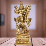 Lord Vishnu & Goddess Laxmi On Garuda