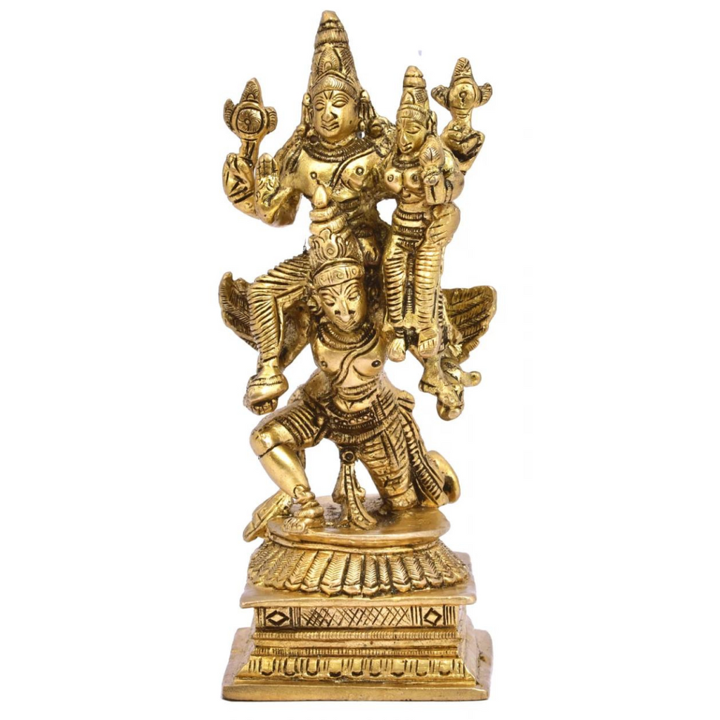 Visnu Laxmi,Vasudev Lakshmi,Srinivasa Lakshmi,Naryan Laxmi,Hari Laxmi,Lord Vishnu & Goddess Laxmi On Garuda