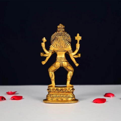 Visnhu,Nraayan,Hari,Pradyumna,Kamala-Natha,Standing Brass Narashimha Handmade Statue