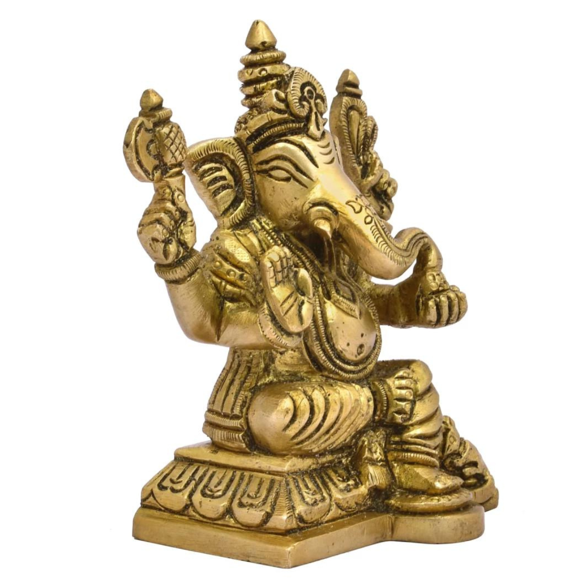 Vighneswari,Vakratund Laksmi,Ganesh Laxmi , Lambodari Lakshmi,Brass Ganesha Lakshmi Pair