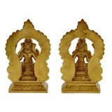 Vighneswari,Vakratund Laksmi,Ganesh Laxmi , Lambodari Lakshmi,Brass Lakshmi Ganesha Pair in Ring