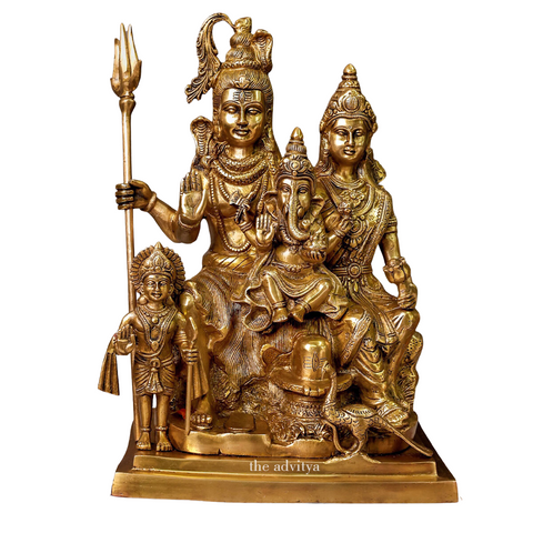 Brass Shiva Parivar