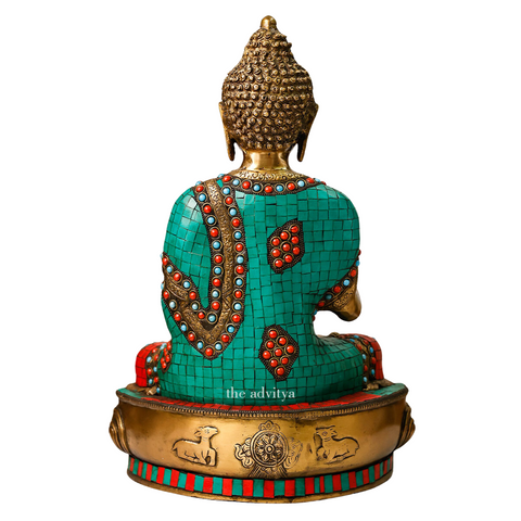 Tathagatah,Siddhartha Gautama,Supreme Buddha,Gautam Buddha,Brass Buddha in Mosaic Work