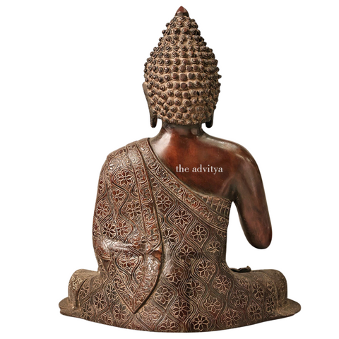 Tathagatah,Siddhartha Gautama,Supreme Buddha,Gautam Buddha,BrownAntique Buddha