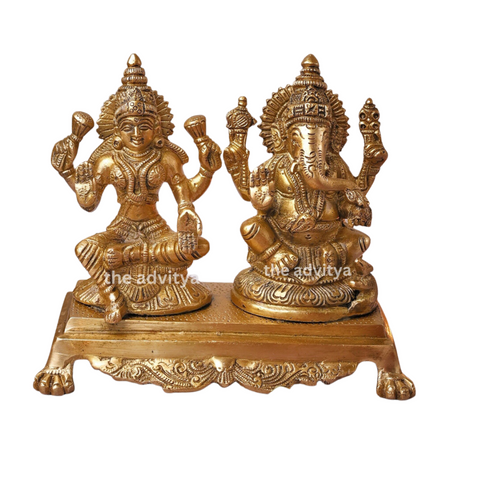 Vighneswari,Vakratund Laksmi,Ganesh Laxmi , Lambodari Lakshmi, Ganesha Laxmi Pair On Same Base