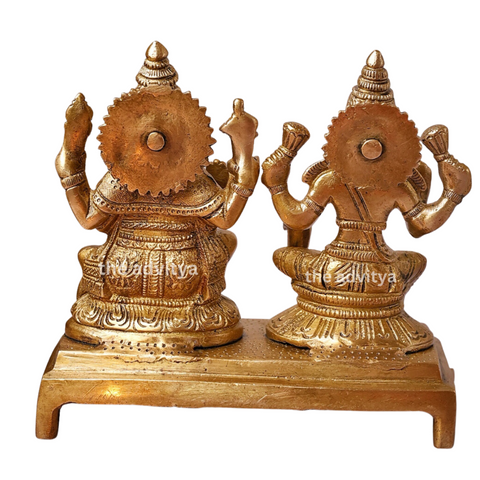 Vighneswari,Vakratund Laksmi,Ganesh Laxmi , Lambodari Lakshmi, Ganesha Laxmi Pair On Same Base