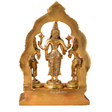 Visnhu,Nraayan,Hari,Pradyumna,Kamala-Natha,Lord Vishnu With Bhudevi & Sridevi Same Base