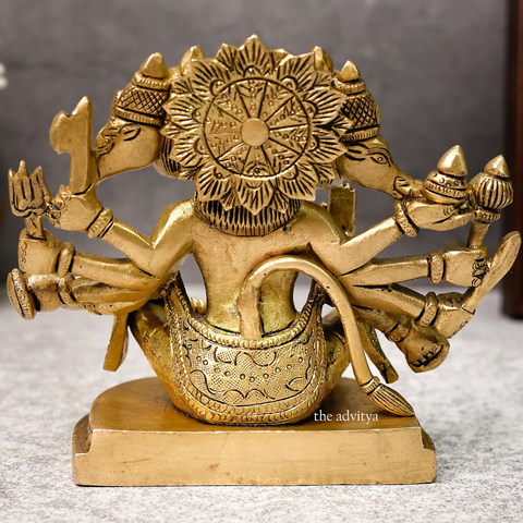 VeerHanumanta,Vayu Putra,Pawan Suta,Bajrangbali,Marutinandan,Panchmukhi Hanuman In Brass