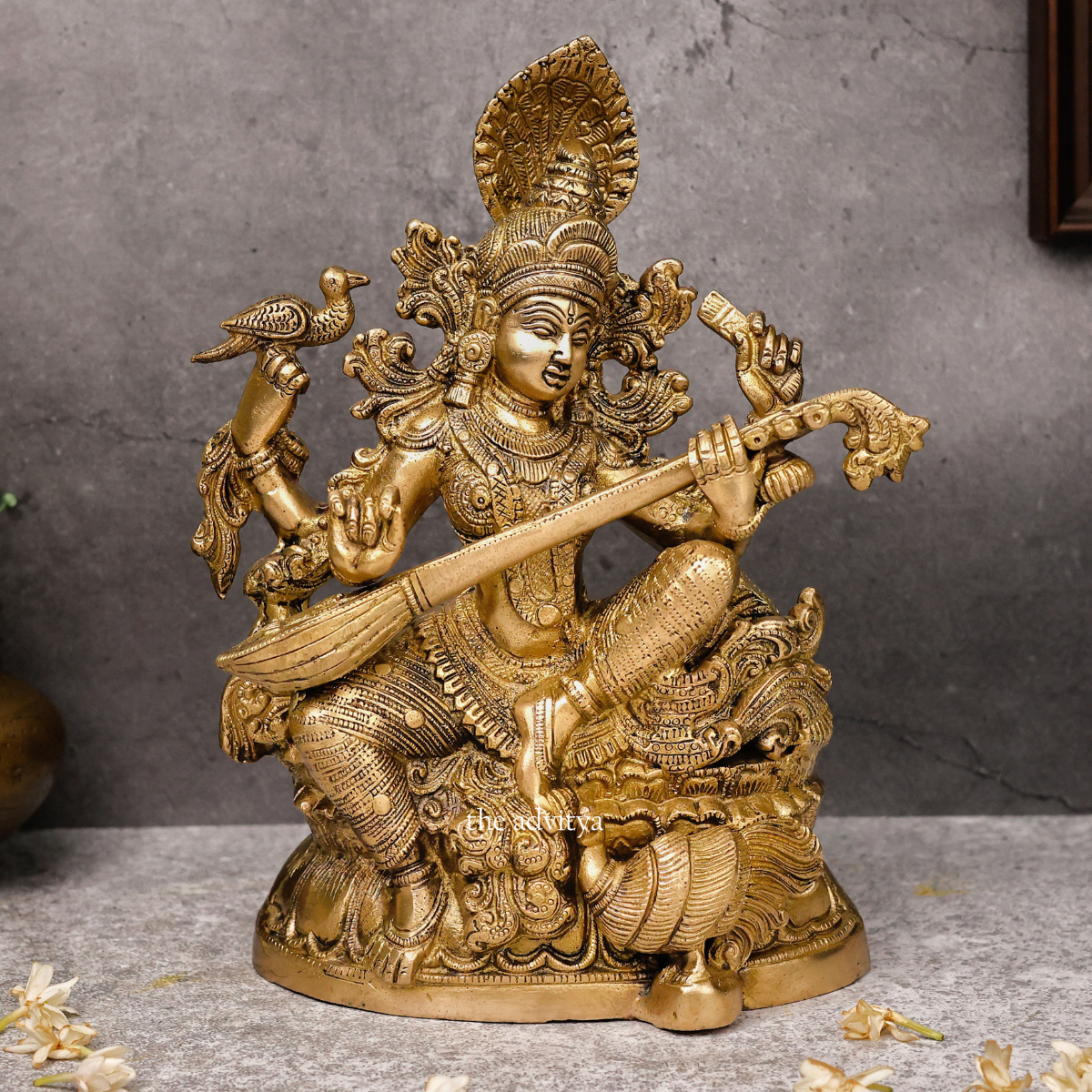 Vidyadati,saraswati,vandadevi,Saraswati Mata,Brahmani,Hansvahini,vinavadni,Superfine Chaturbhujadharini Devi Saraswati