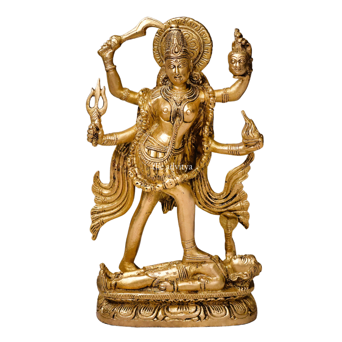 The Advitya | Brass Maa Kali Statue | Kali Mata Statue