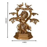 Madan Gopal Under Kadamba Tree In Brass
