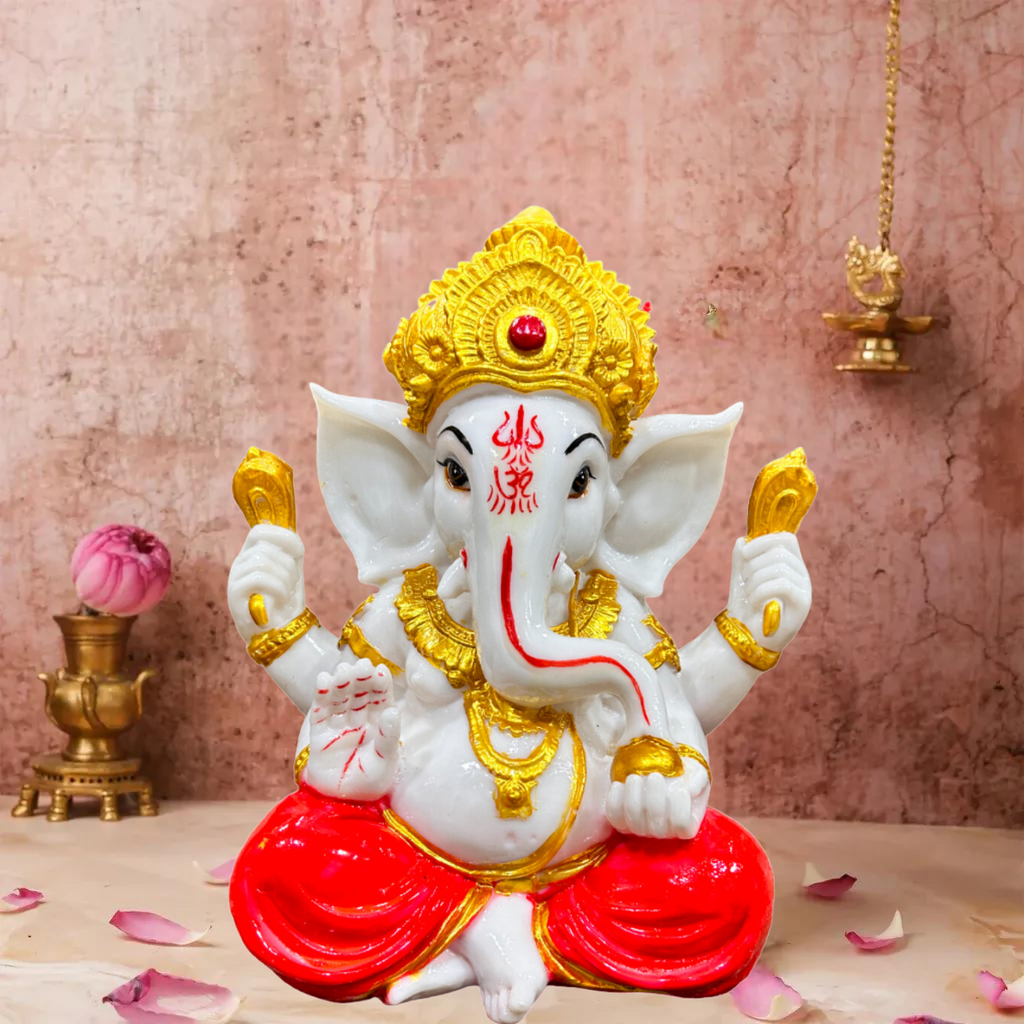 Polymarble Ganesha Statue