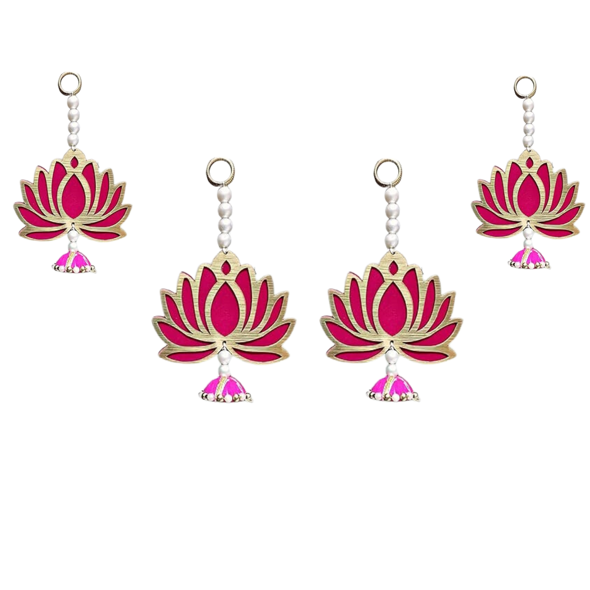 Lotus Wall Hanging Pack of - 4