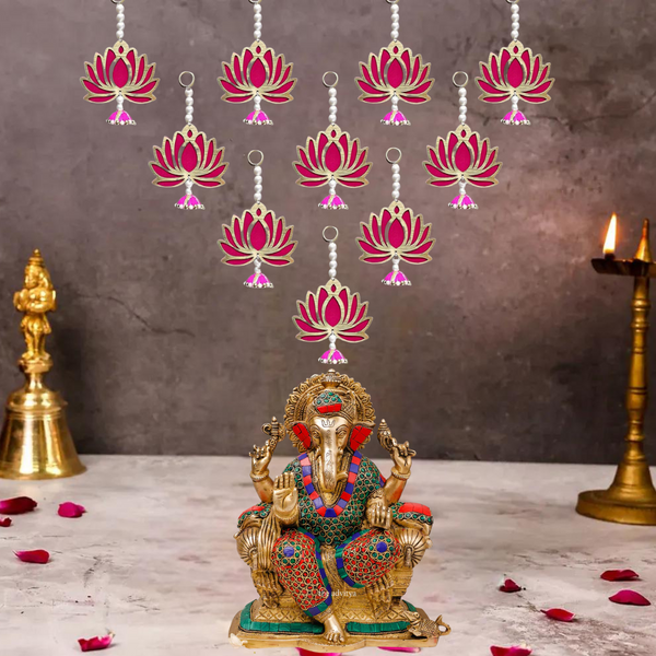 Lotus Wall Hanging Pack of - 10