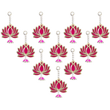 Lotus Wall Hanging Pack of - 10