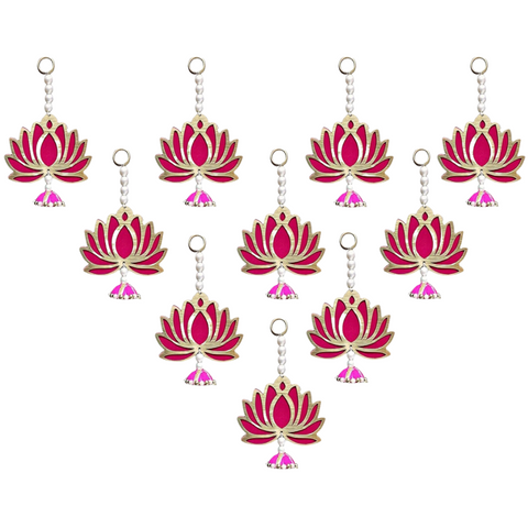 Lotus Wall Hanging Pack of - 10