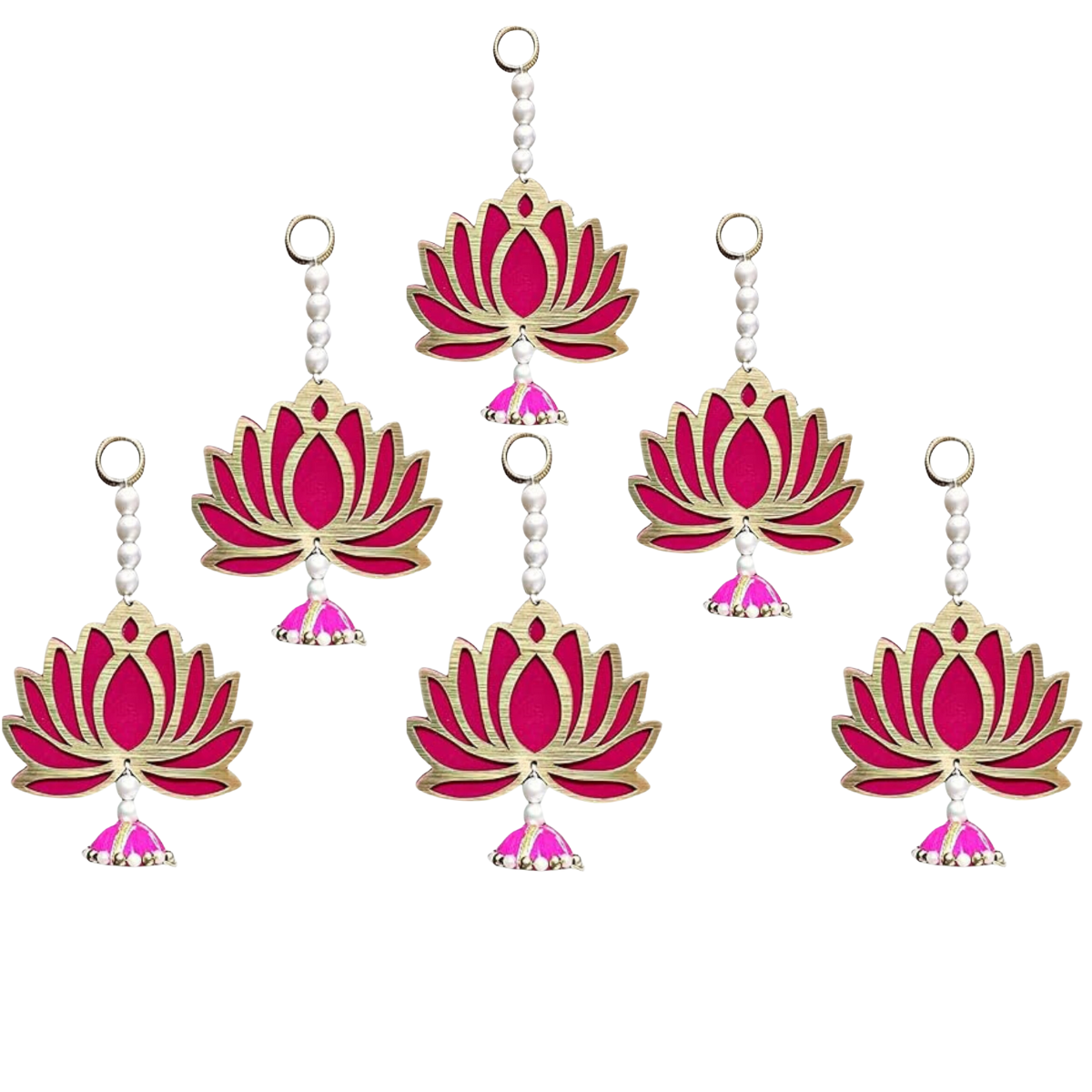 Lotus Wall Hanging  Pack of - 6