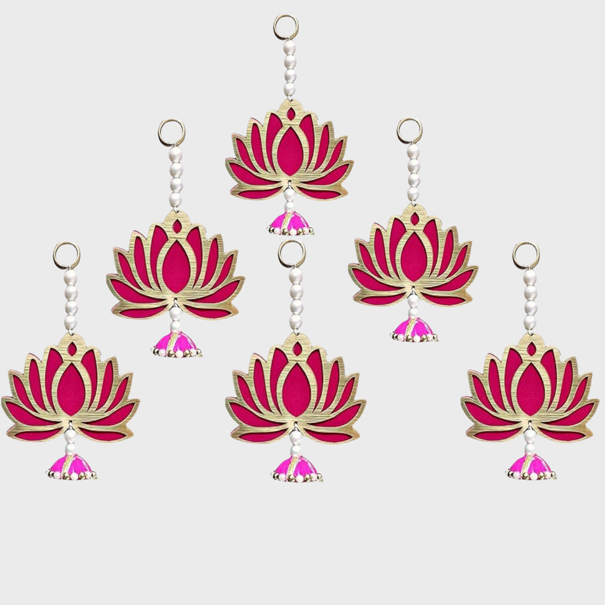 Lotus Wall Hanging  Pack of - 6