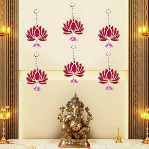 Lotus Wall Hanging  Pack of - 5