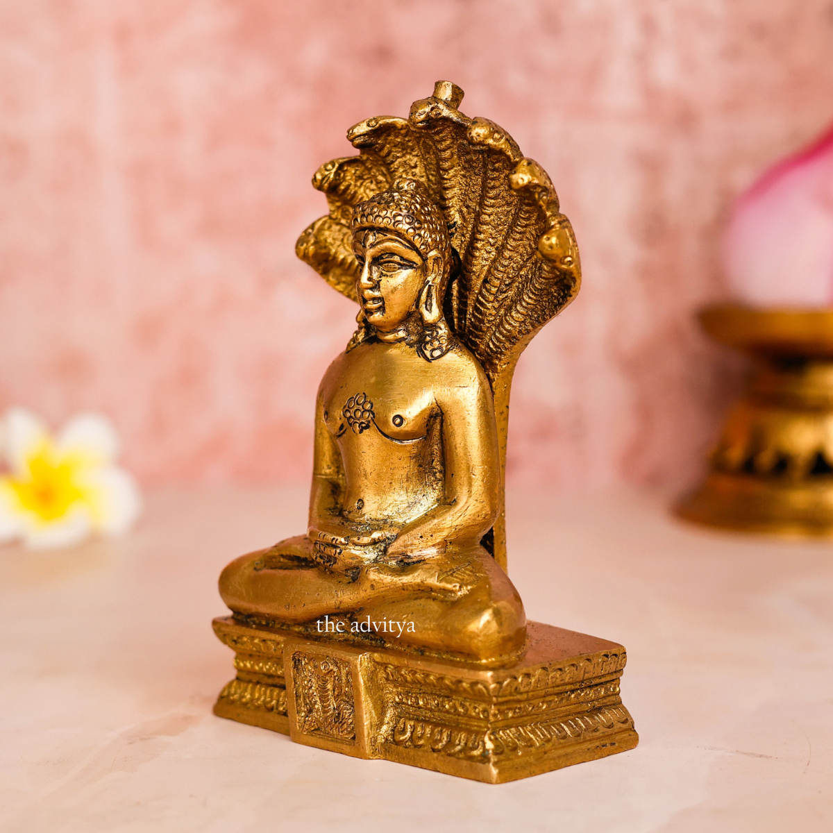 Brass Mahaveer Swami Idol