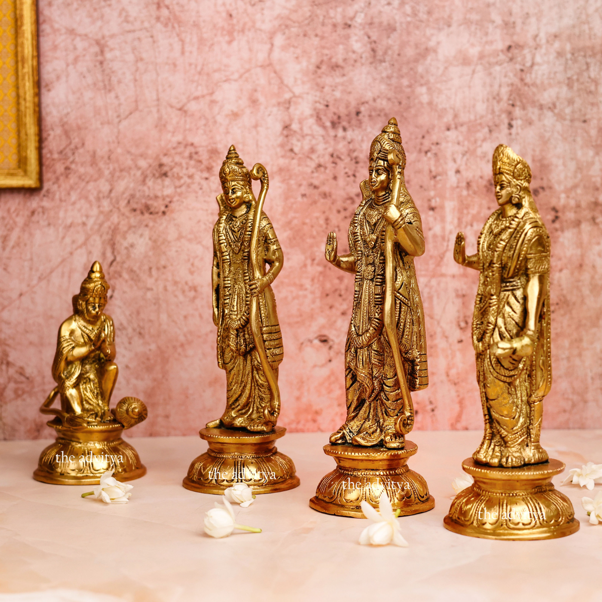 Brass Lord Ram Darbar Idol