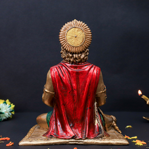 Resin Sitting Hanuman statue