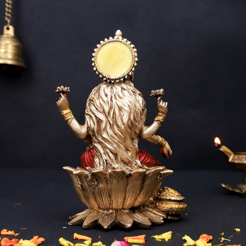 Resin Sitting Laxmi statue