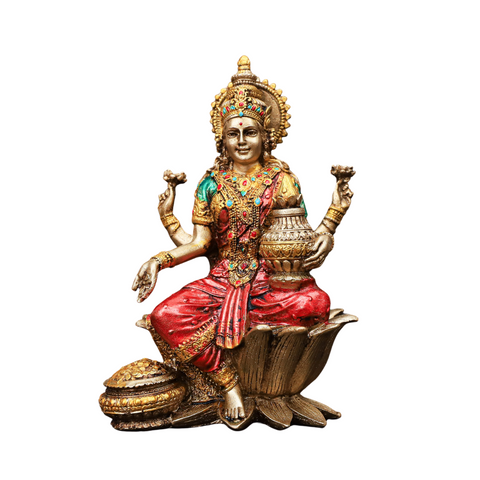 Resin Sitting Laxmi statue