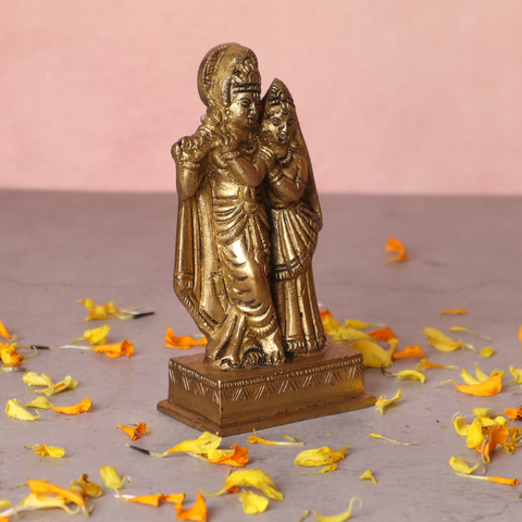 Radha Krishna Standing On Base