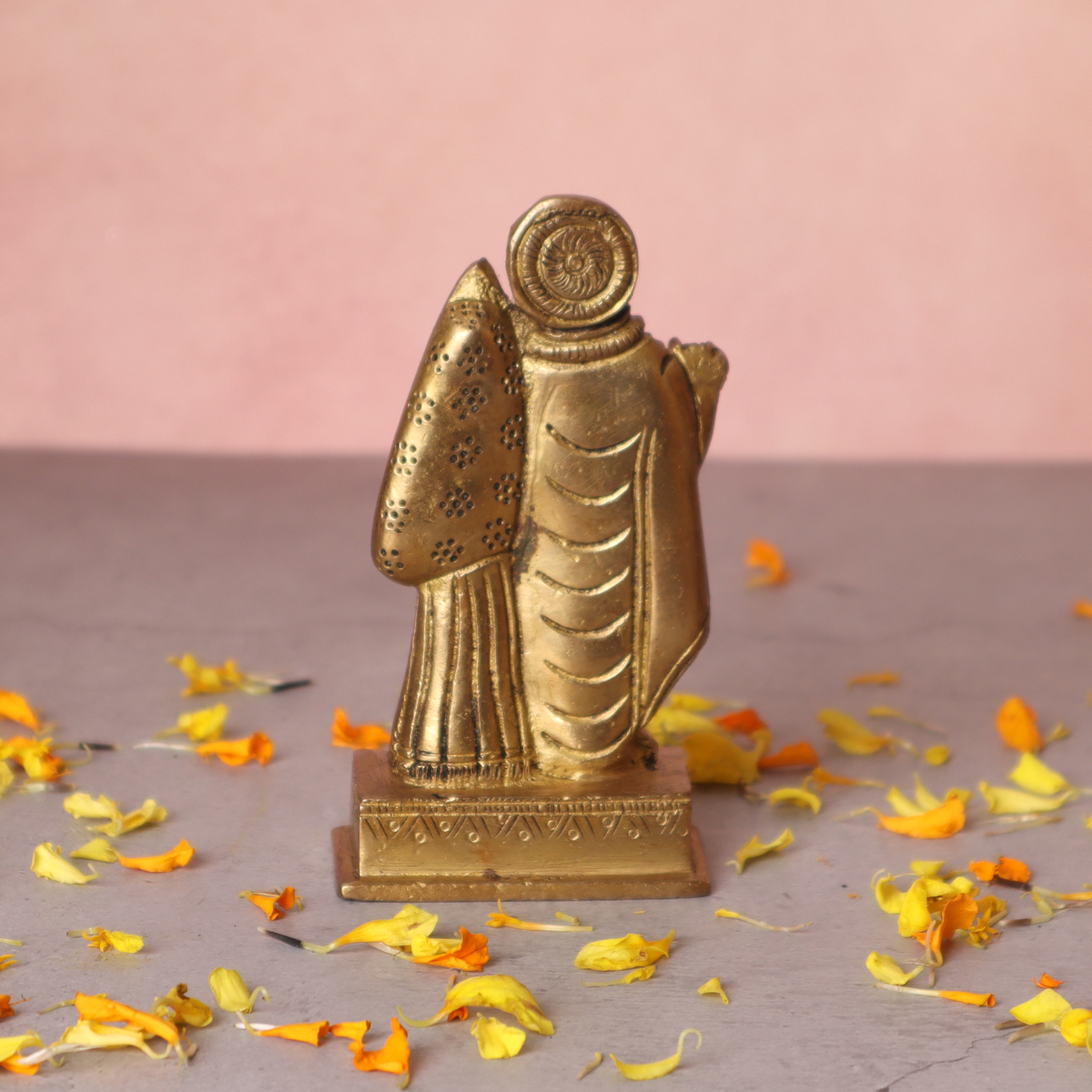 Radha Krishna statue Standing On Base