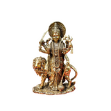 Superfine Brass Durga Ji Standing On Base