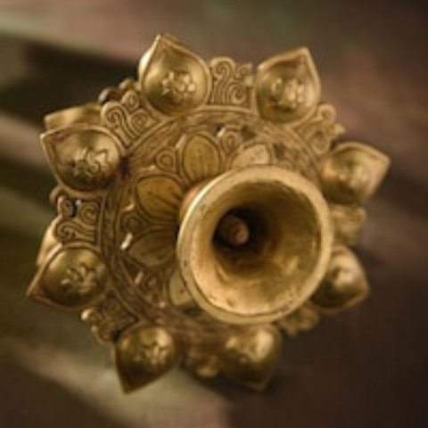 Brass Annam Vilakku Lamp/Diya for Pooja Rituals