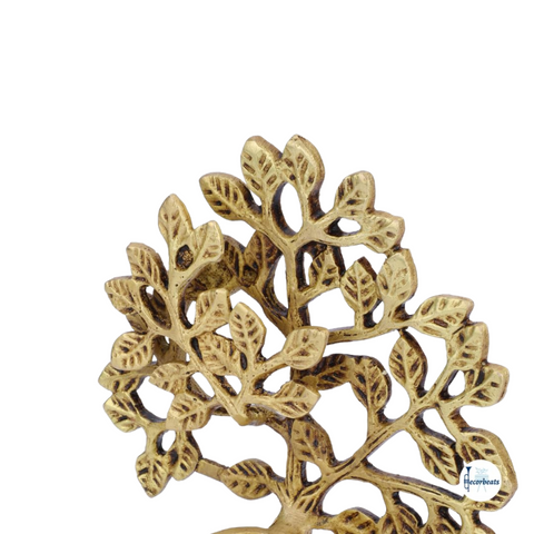 Brass Kalpvriksha Diya/Lamp for Pooja & Decor