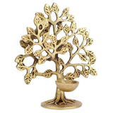 Brass Kalpvriksha Diya/Lamp for Pooja & Decor