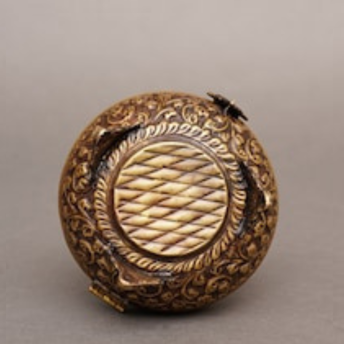 Brass Dhoona in Antique Finish as Traditional Incense Burner