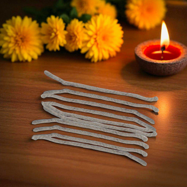 Puja Cotton Wicks (Baati) - Pack of 10