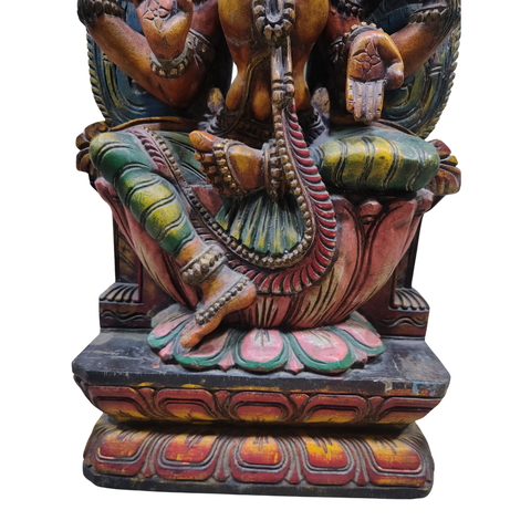 Devi Lakshmi Idol of Wooden - 24 inch
