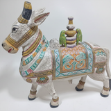 Nandi Statue Wooden for Vastu , Home & Spiritual Decor - 26.5 inch